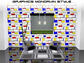 Sims 3 — Graphics Mondrian style by Prickly_Hedgehog — 