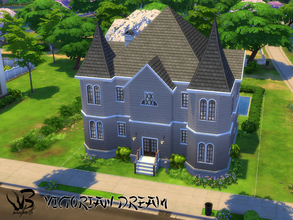 Sims 4 — Victorian dream by Baalberith-chan — The Victorian dream is created in the Victorian style, as the name implies.