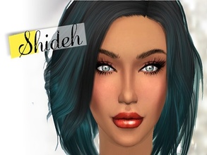 Sims 4 — Shideh by Ravvda2 — Shideh is a young Persian and Italian woman with mesmerizing blue eyes, she's very