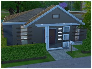 Sims 4 — Econom House Felix by Aliona7772 — Cheap but very functional house. It has parents' bedroom with wordrobe, kids