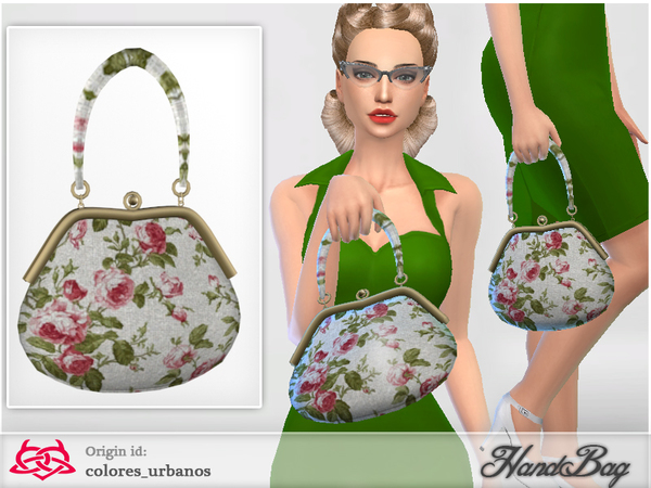 Sims 4 — Handbag 3 by Colores_Urbanos — handbag found in the section of ring new mesh!!! in 22 colors