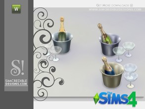 Sims 4 — Arden Champagne *Decor* by SIMcredible! — by SIMcredibledesigns.com available at TSR ________________________ *3