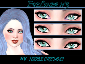 Sims 3 — Eyeliner n 3 by niobe cremisi by niobe_cremisi — -4 Channel recolorable -teen/elder -female