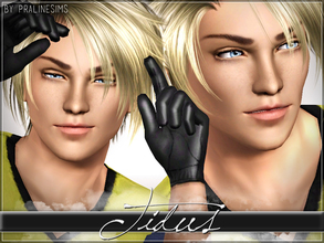 Sims 3 — Tidus (FFX) by Pralinesims — Tidus from Final Fantasy X, with blonde hair and blue eyes! You MUST install the