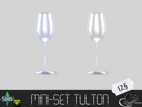 Sims 4 — Livingroom Tulton Glas emtpy by BuffSumm — A little Set for decoration. Matching the Tulton Series. The most