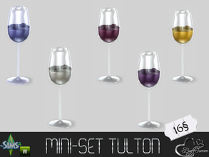 Sims 4 — Livingroom Tulton Glas filled by BuffSumm — A little Set for decoration. Matching the Tulton Series. The most