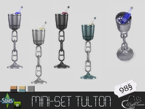 Sims 4 — Livingroom Tulton Ice Cooler by BuffSumm — A little Set for decoration. Matching the Tulton Series. The most