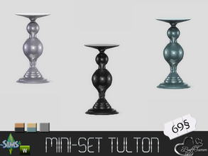 Sims 4 — Livingroom Tulton Miniendtable by BuffSumm — A little Set for decoration. Matching the Tulton Series. The most