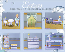 Sims 2 — OUAT Nursery Extras by Cashcraft — Extras for the Once Upon A Time Nursery Collection. Perfect furniture to grow