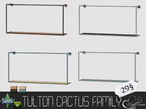 Sims 4 — Tulton Cactus Family Wallshelf Single by BuffSumm — A Addon-Set for the Tulton Series - The Cactus Family :)