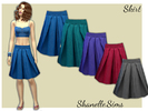 Denim Midi Skirt - Click to view and download separately!
