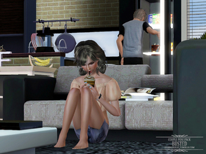 Sims 3 — Busted - Couple Pose Pack by Bby-L — My 8th pose pack. Sims I use : Kei Fujiwara (fyachii.tumblr.com) , Liz (Me)