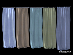 Sims 4 — Curtains and Canopy's - Curtain sheer left by ShinoKCR — matching the former Set with Loftcurtains smallest Size