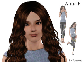 Sims 3 — Anna F. by Funnyaa by Funnyaa — Anna F. by Funnyaa Anna F. is an austrian singer. She is an artist and virtuoso,
