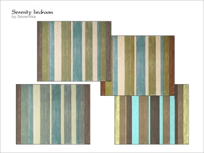 Sims 4 — [Serenity bedroom] Rug by Severinka_ — Striped rug, of a set 'Bedroom Serenity' 4 colors 