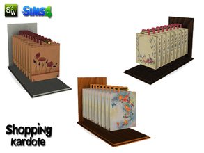 Sims 4 — kardofe_Shopping_bags by kardofe — Nice decorated bags, to keep our purchases. only decorative