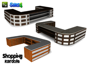 Sims 4 — kardofe_Shopping_Counter Store by kardofe — Large U-shaped counter, for any type of shops
