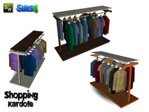 Sims 4 — kardofe_Shopping_Exhibitor clothing by kardofe — Exhibitor for various garments with a support surface on the
