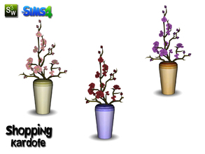 Sims 4 — kardofe_Shopping_vase flowers by kardofe — Vase of Flowers converted sims 3 sims 4