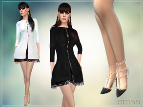 Sims 4 — Posh Combination Set by ernhn — Posh Combination Set Including: *Cachet Jacket With Dress (Mesh belongs to