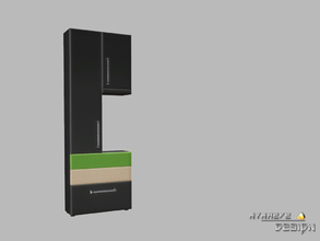 Sims 4 — Altara Wall Unit by NynaeveDesign — Inspired by chic cosmopolitan design this wall unit features modern lines