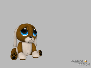 Sims 4 — Peanut Puppy by NynaeveDesign — Peanut the Puppy Plush is soft and cuddly and makes a great companion! Located