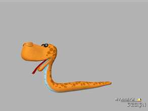 Sims 4 — Saber Snake by NynaeveDesign — Saber the Snake is sure to wiggle his way to any child's heart very quickly.