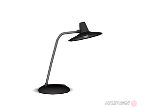 Sims 4 — Desk Lamp 1950 R Mesh by DOT — Desk Lamp 1950 R Mesh by DOT of The Sims Resource