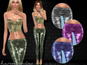 Sims 4 — Designer Luxurious Tights by Harmonia — Add a little va-va-voom to your evening-ready looks with this metallic