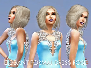 Sims 4 — Elegant Formal Dress Pose by AsiaShaMecca — Eight elegant poses, originally created for use in SF Magazine Issue
