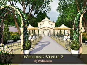 Sims 3 — Wedding Venue 2 by Pralinesims — EP's required: World Adventures Late Night Generations Showtime Supernatural