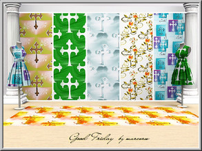 Sims 3 — Good Friday_marcorse. by marcorse — Six Easter patterns for Good Friday. All are found in Themed.