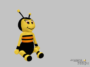 Sims 3 — Bizzy Bee by NynaeveDesign — Bring imagination to playtime with this squeezable stuffed bee that could be a