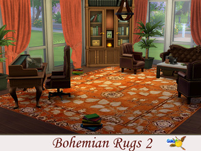 Sims 4 — evi Bohemian Rug 2 by evi — One of three second hand but precious hand made rugs to decorate your bohemian