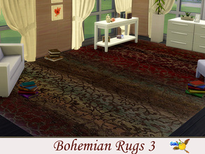 Sims 4 — evi Bohemian Rug 3 by evi — One of three second hand but precious hand made rugs to decorate your bohemian