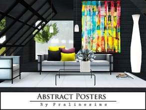 Sims 3 — Abstract Posters by Pralinesims — By Pralinesims