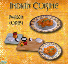 Sims 2 — Indian Cuisine set 3 - Prawn Curry by Simaddict99 — Prawn curry, available at Dinner time, requires 1 cooking