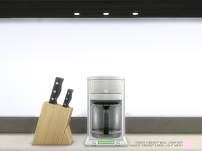 Sims 4 — Under Cabinet 3 Mini Light Mesh by DOT — Under Cabinet 3 Mini Light Mesh by DOT of The Sims Resource