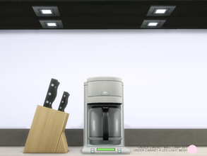 Sims 4 — Under Cabinet 4 LED Light Mesh by DOT — Under Cabinet 4 LED Light Mesh by DOT of The Sims Resource
