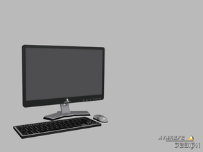 Sims 4 — Altara Desktop Computer by NynaeveDesign — Built for heavy use in the corporate environment the Altara Desktop