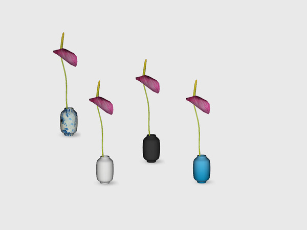 Sims 4 — Bathroom Zing - Vase by ung999 — Bathroom Zing - Vase Colors option: 4