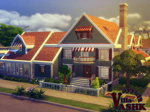 Sims 4 — Villa Ashk _Furnished_ by ayyuff — A peaceful house which is suitable for large families. It has: a