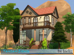 Sims 4 — Tantars Estate by Ineliz — The Tantars Estate is one of those old aristocratic homes, where everything, from