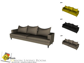 Sims 4 — Orson Sofa by Onyxium — Orson Living Room Onyxium@TSR | April 2015