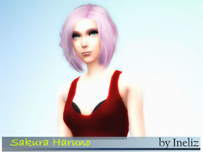 Sims 4 — Sakura Haruno by Ineliz — Sakura Haruno is a kunoichi of Konohagakure and is compassionate, determined, and