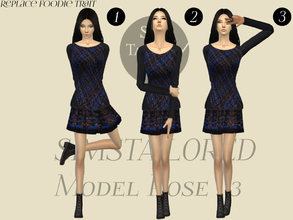 Sims 4 — [SIMSTAILORED] Model Pose #3 by Simstailored — The third series of my sims 4 model pose! This poses will replace