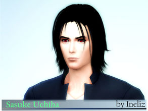 Sims 4 — Sasuke Uchiha by Ineliz — Sasuke Uchiha is one of the last surviving members of Konohagakure's Uchiha clan and