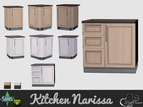 Sims 4 — Kitchen Narissa Counter Two by BuffSumm — Live! Work! Create! Designs that accentuate the use of materials such
