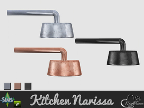 Sims 4 — Kitchen Narissa Stove Hood Small Wall Size to Left Side by BuffSumm — Live! Work! Create! Designs that