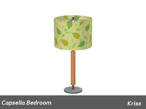 Sims 3 — Capsella Bedroom Table Lamp by Kriss — Made by Kriss@TSR. TSRAA